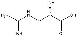 3-Guanidino-L-alanine 结构式