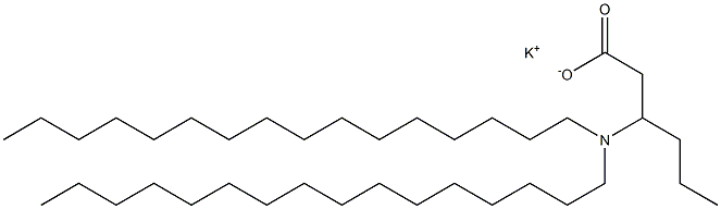 3-(Dihexadecylamino)hexanoic acid potassium salt 结构式