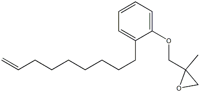 2-(8-Nonenyl)phenyl 2-methylglycidyl ether 结构式