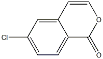 6-Chloro-1H-2-benzopyran-1-one 结构式