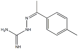 2-Amidino-1-[1-(4-methylphenyl)ethylidene]hydrazine 结构式