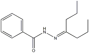 N'-(1-Propylbutylidene)benzohydrazide 结构式