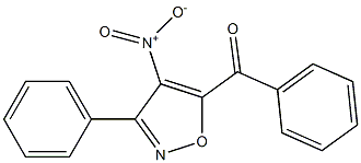 3-Phenyl-4-nitro-5-benzoylisoxazole 结构式