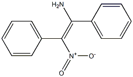 (E)-1-Amino-2-nitro-1,2-diphenylethene 结构式