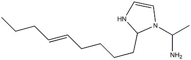 1-(1-Aminoethyl)-2-(5-nonenyl)-4-imidazoline 结构式