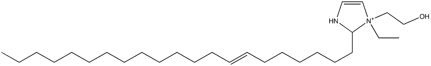 1-Ethyl-2-(7-henicosenyl)-1-(2-hydroxyethyl)-4-imidazoline-1-ium 结构式