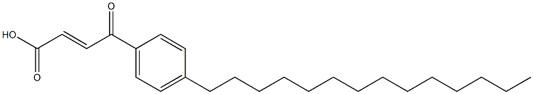 3-(4-Tetradecylbenzoyl)acrylic acid 结构式