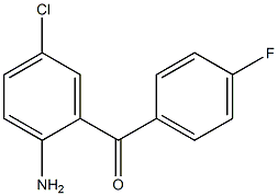 4-Fluoro-5'-chloro-2'-aminobenzophenone 结构式