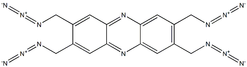 2,3,7,8-Tetrakis(azidomethyl)phenazine 结构式