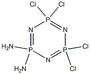 2,2-Diamino-4,4,6,6-tetrachloro-2H,2H,4H,4H,6H,6H-1,3,5,2,4,6-triazatriphosphorine 结构式