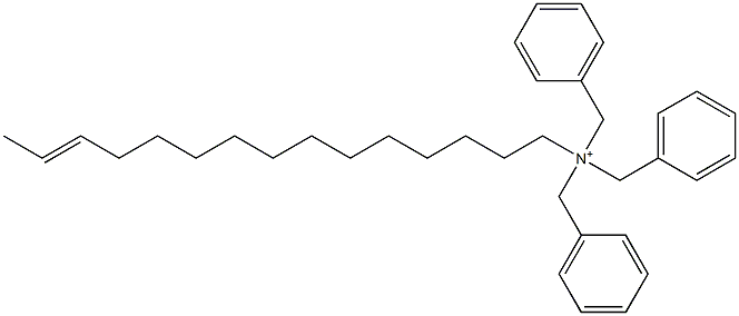 (13-Pentadecenyl)tribenzylaminium 结构式