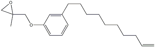 3-(9-Decenyl)phenyl 2-methylglycidyl ether 结构式