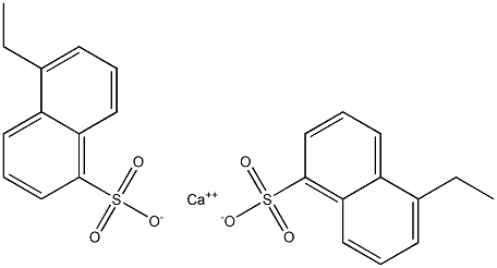 Bis(5-ethyl-1-naphthalenesulfonic acid)calcium salt 结构式