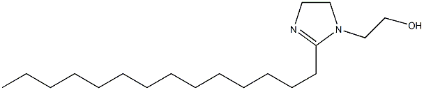 2-Tetradecyl-2-imidazoline-1-ethanol 结构式
