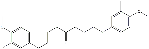 (4-Methoxy-3-methylphenyl)butyl ketone 结构式