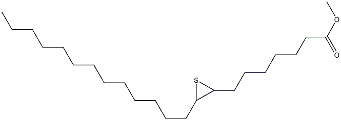 8,9-Epithiodocosanoic acid methyl ester 结构式