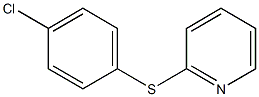 4-Chlorophenyl 2-pyridyl sulfide 结构式