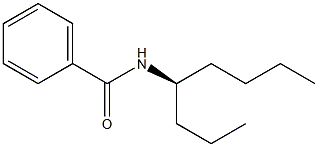 (-)-N-[(R)-1-Propylpentyl]benzamide 结构式