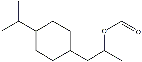 Formic acid 1-(p-menthan-7-yl)ethyl ester 结构式