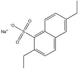 2,6-Diethyl-1-naphthalenesulfonic acid sodium salt 结构式