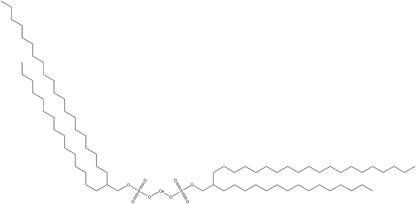 Bis(2-pentadecyldocosyloxysulfonyloxy)calcium 结构式