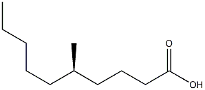 (R)-5-Methyldecanoic acid 结构式