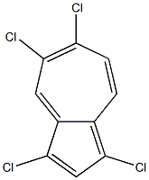 1,3,5,6-Tetrachloroazulene 结构式