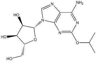 2-Isopropyloxyadenosine 结构式