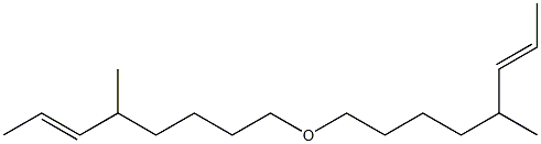 [(E)-1-Methyl-2-butenyl]butyl ether 结构式