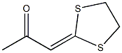 1-(1,3-Dithiolane-2-ylidene)-2-propanone 结构式