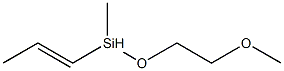(2-Methoxyethoxy)(methyl)(1-propenyl)silane 结构式