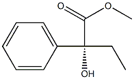 (R)-2-Hydroxy-2-phenylbutanoic acid methyl ester 结构式