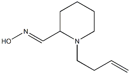 1-(3-Butenyl)-2-[(hydroxyimino)methyl]piperidine 结构式