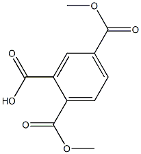 1,2,4-Benzenetricarboxylic acid hydrogen 1,4-dimethyl ester 结构式