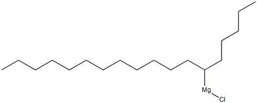 (1-Pentyltridecyl)magnesium chloride 结构式