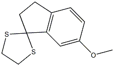 6-Methoxyspiro[indane-1,2'-[1,3]dithiolane] 结构式