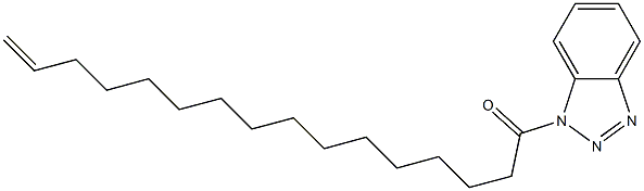 1-(15-Hexadecenoyl)-1H-benzotriazole 结构式