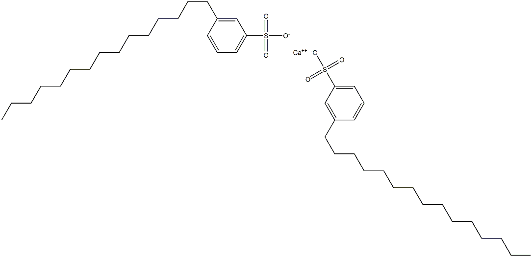 Bis(3-pentadecylbenzenesulfonic acid)calcium salt 结构式