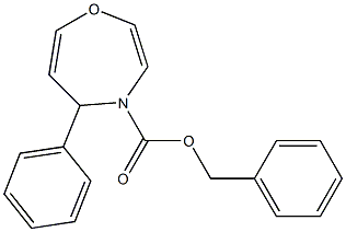 5-Phenyl-4,5-dihydro-1,4-oxazepine-4-carboxylic acid benzyl ester 结构式