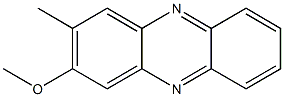 2-Methoxy-3-methylphenazine 结构式