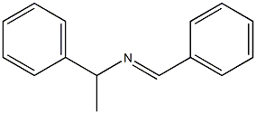 N-(1-Phenylethyl)phenylmethaneimine 结构式