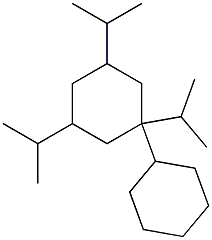 1,3,5-Triisopropyl-1,1'-bicyclohexane 结构式