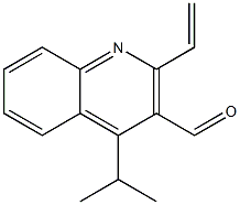 2-Vinyl-4-isopropylquinoline-3-carbaldehyde 结构式