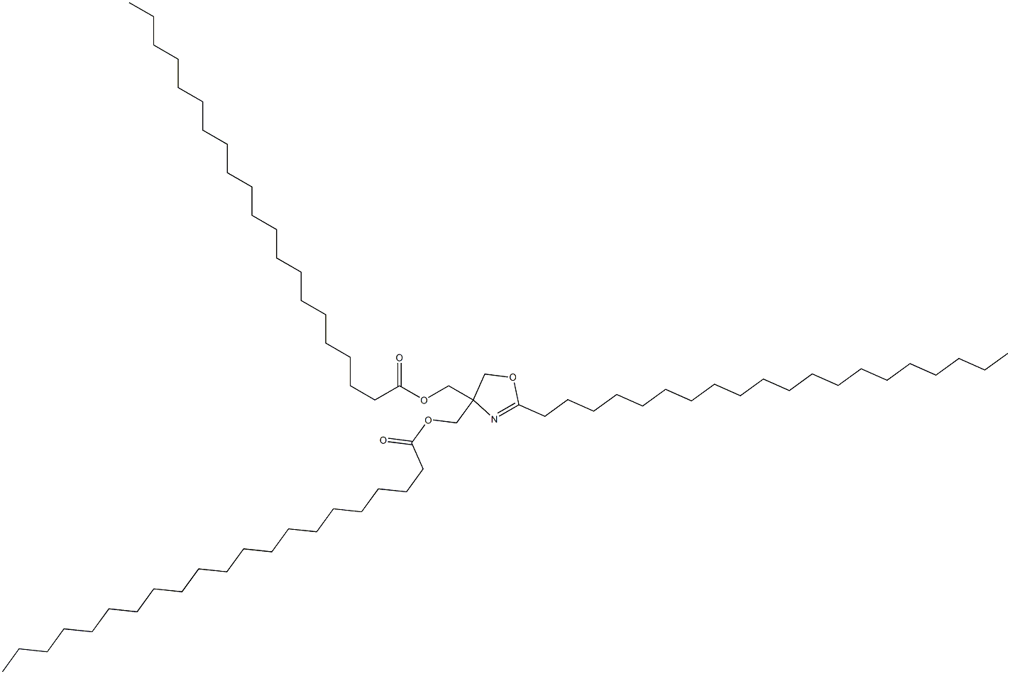 2-Icosyl-2-oxazoline-4,4-dimethanol dihenicosanoate 结构式