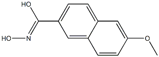 6-Methoxynaphthalene-2-carbohydroximic acid 结构式