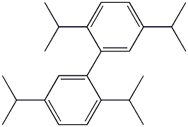 2,5,2',5'-Tetraisopropyl-1,1'-biphenyl 结构式