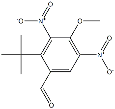 2-tert-Butyl-4-methoxy-3,5-dinitrobenzenecarbaldehyde 结构式