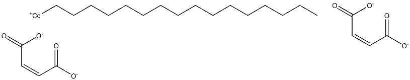 Bis(maleic acid 1-hexadecyl)cadmium salt 结构式