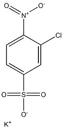 3-Chloro-4-nitrobenzenesulfonic acid potassium salt 结构式