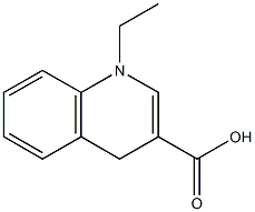 1-Ethyl-1,4-dihydroquinoline-3-carboxylic acid 结构式